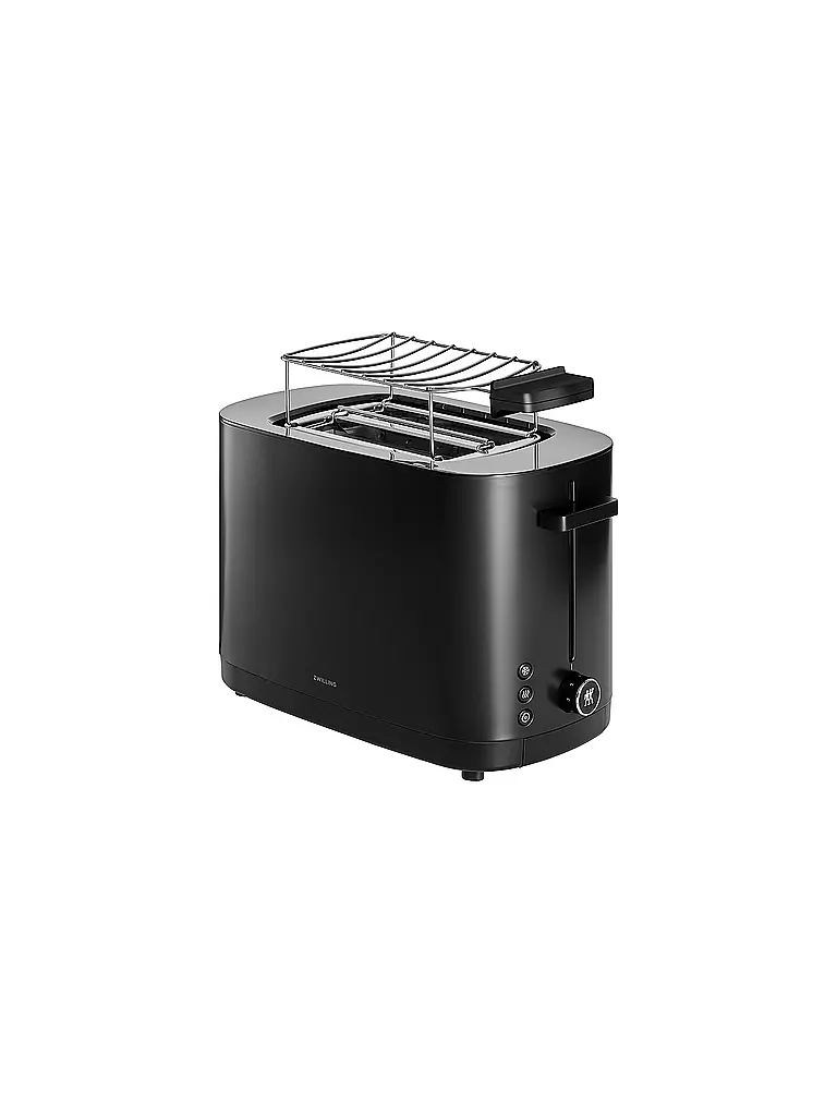 ZWILLING | ENFINIGY® Toaster 2 Scheiben Edelstahl 2 Schlitze kurz Schwarz | schwarz